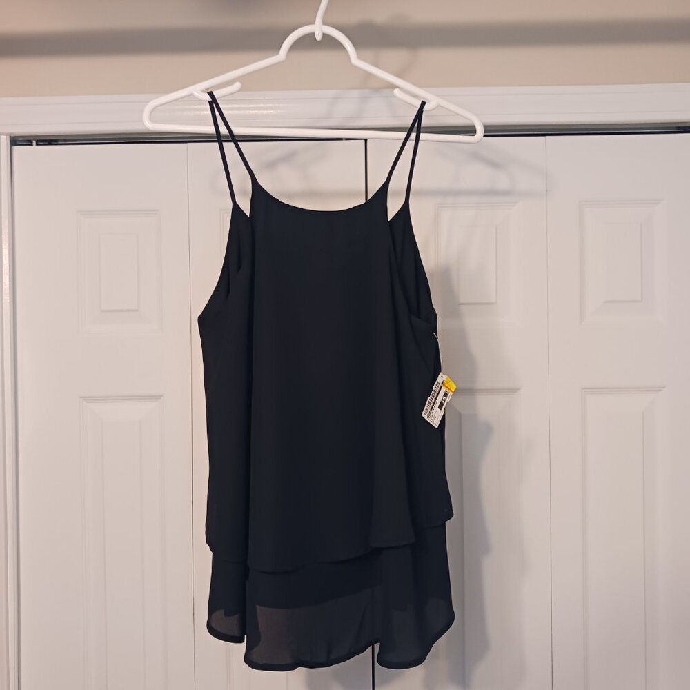 #202 3/$18 - Miami Black Tank Top Size S